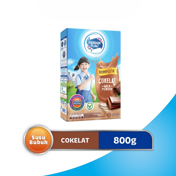 

FRISIAN FLAG KOMPLETA COKLAT 800 G SUSU BUBUK KELUARGA