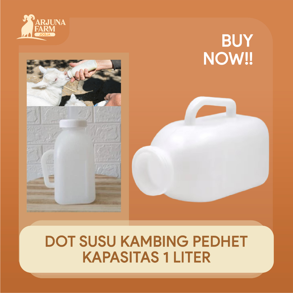 Botol Susu Hewan Ternak Sapi Domba Kambing Kapasitas 1Liter Cod Dan Best Seller