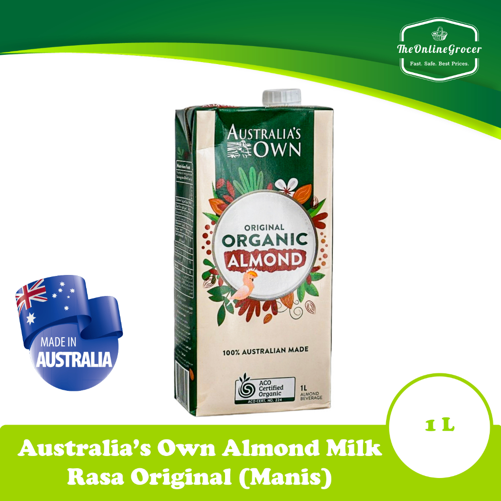 

Australia's Own Organic Almond Milk - Susu Kacang Almond 1L