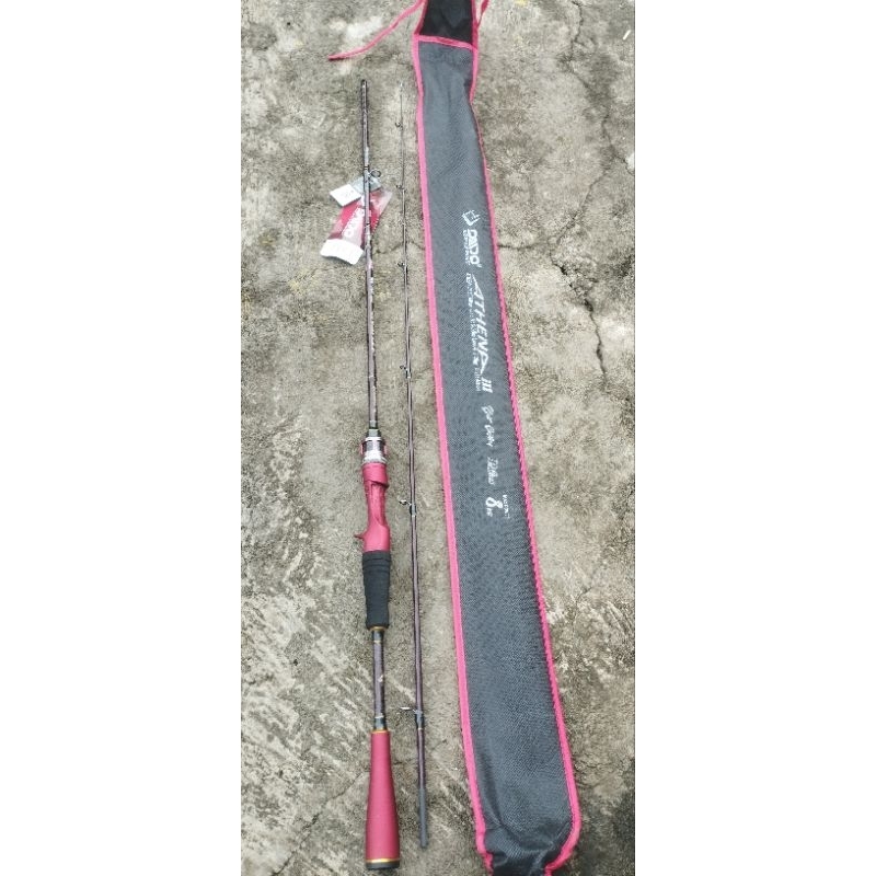 Joran Baitcasting Daido Athena III pro series 14lbs 180cm 602ML full fuji pancing casting