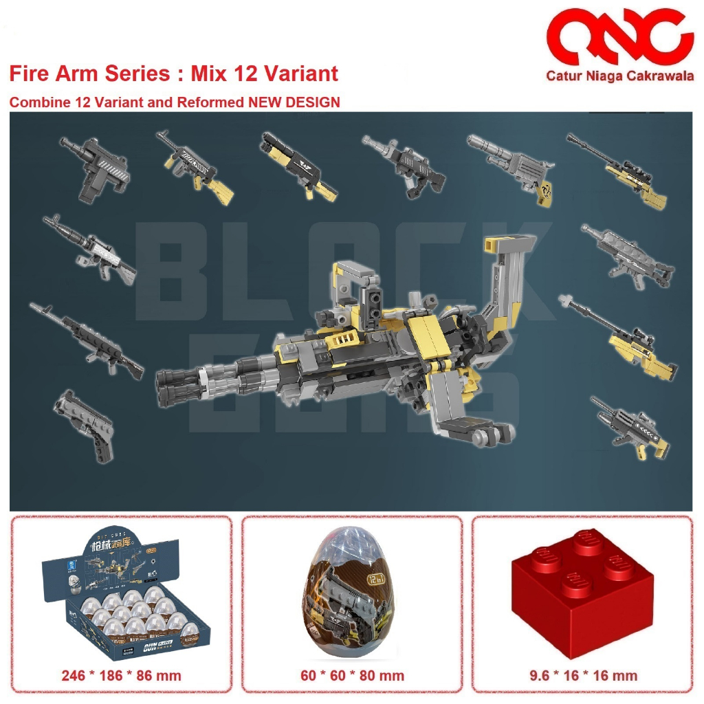 CNC Brick Firearm 12 in 1