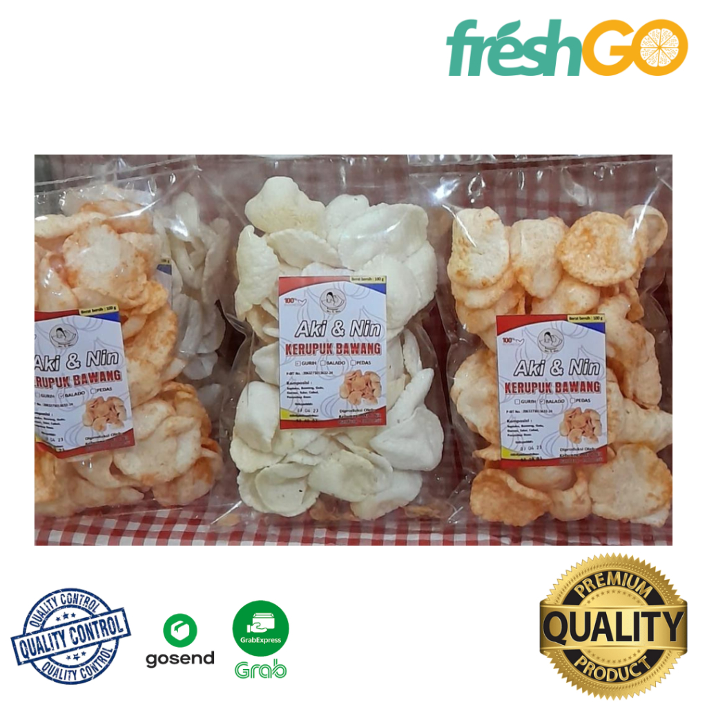 

Kerupuk Bawang Aki Nin Fresh Go