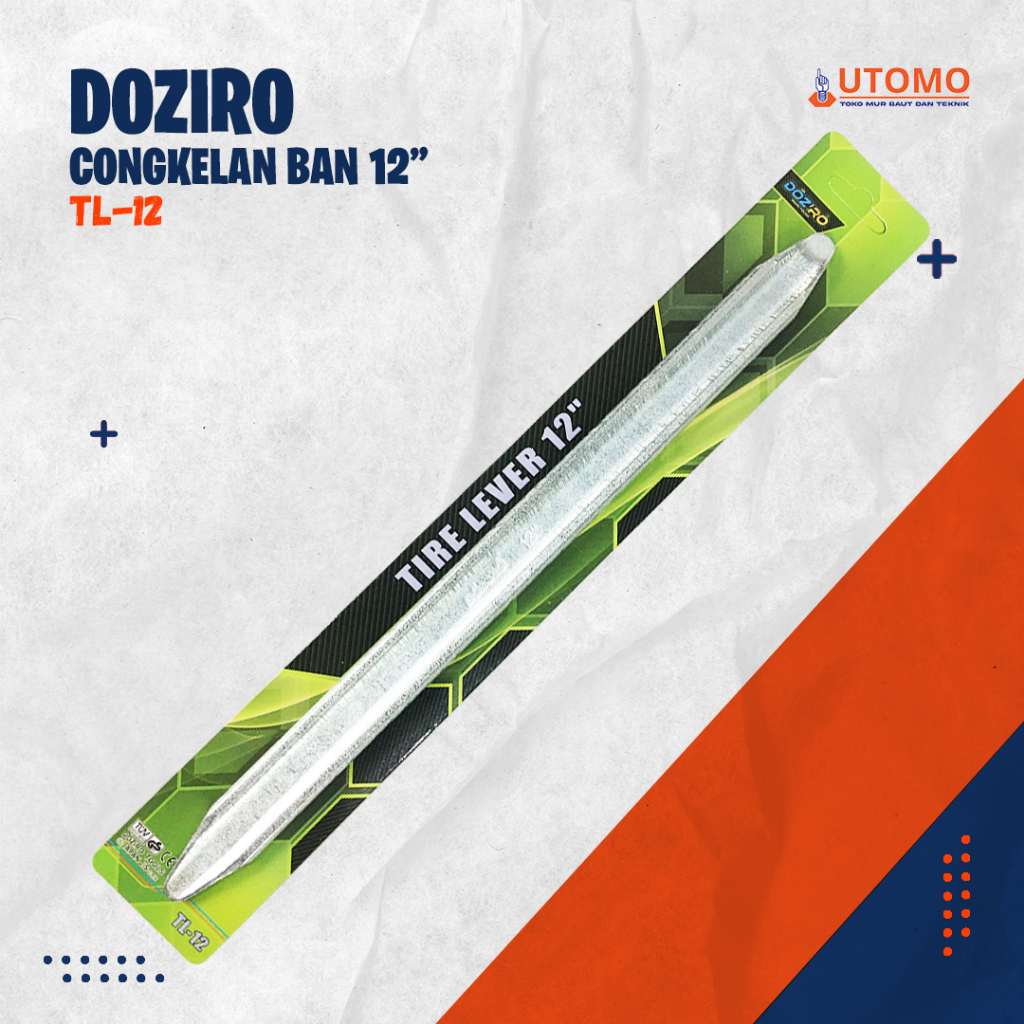 Jugil Ban DOZIRO 12" Inch / Doziro Alat congkelan bukaan ban motor