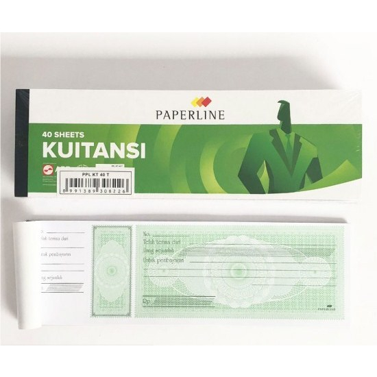 

buku kuitansi tanggung / kwitansi SEDANG paperline 40 sheet