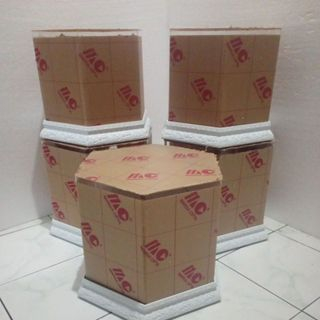 Kotak Hantaran Seserahan Lamaran Tunangan Pernikahan Model Hexagonal / Segienam