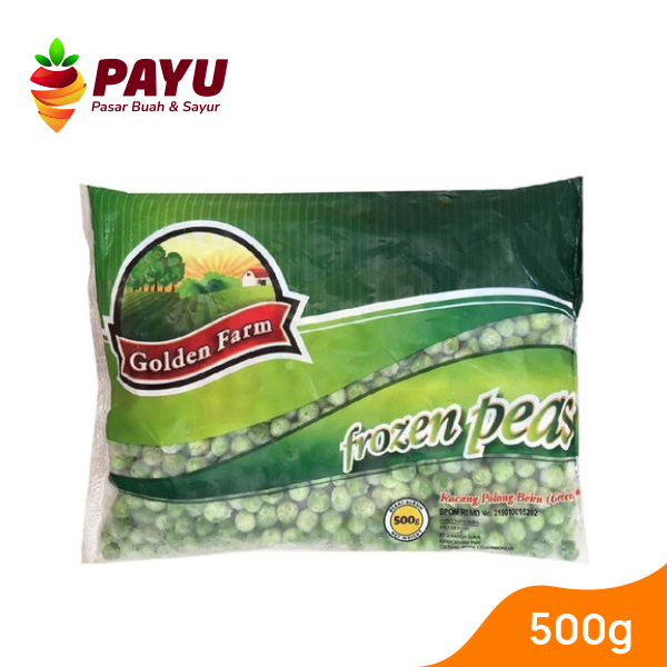 

Golden Farm Green Peas Frozen / Kacang Polong Beku [500g]