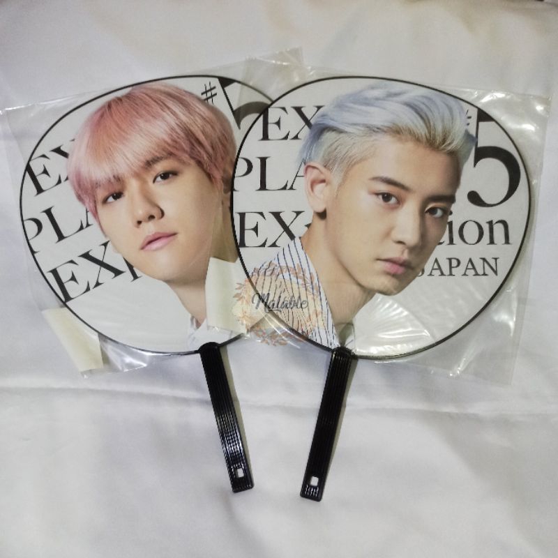 Uchiwa EXO Exploration Japan Kipas Chanyeol Baekhyun