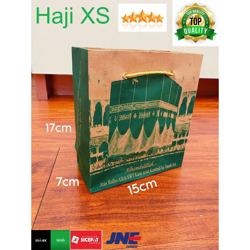 

Tas souvenier Haji XS umroh / paperbag Haji xs/ Tas kertas oleh-oleh Haji