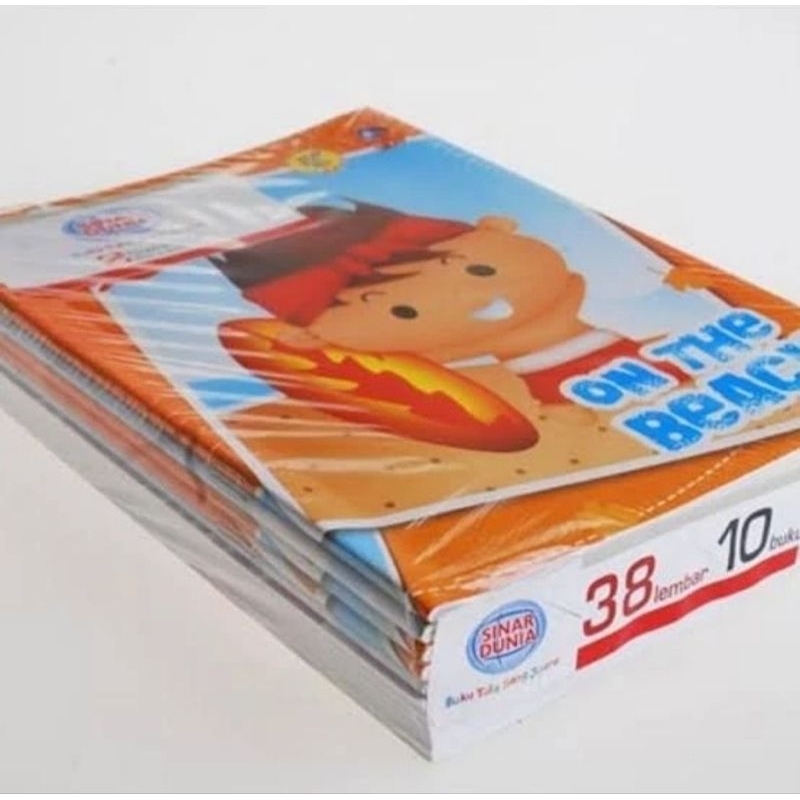 

Buku Tulis SIDU (Sinar Dunia) 38 Lembar (Pak 10 Buku) Cover Random