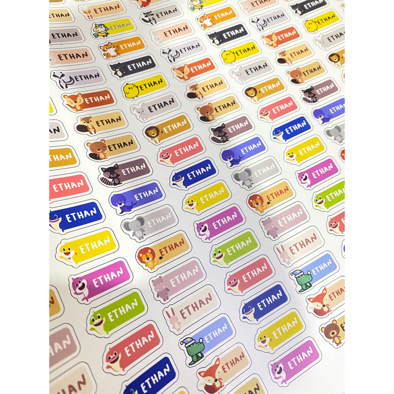 

Stiker Nama Waterproof Anak Sekolah ATK Label Nama Bentuk Lucu Murah