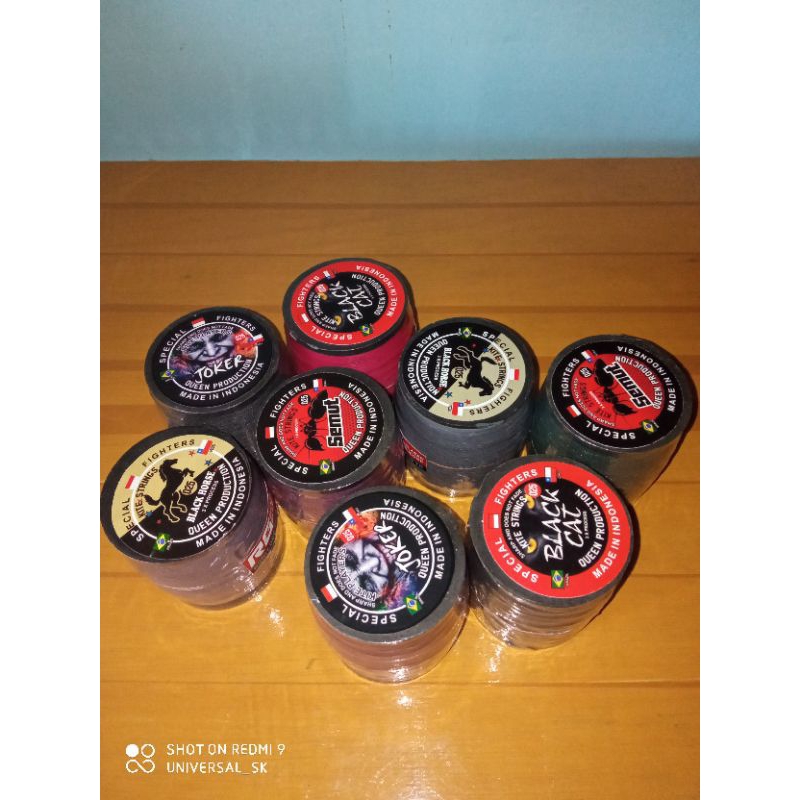 Benang Senar Gelasan Layangan 1200yard 0.25 (Joker Black Cat,Semut,Black Horse)