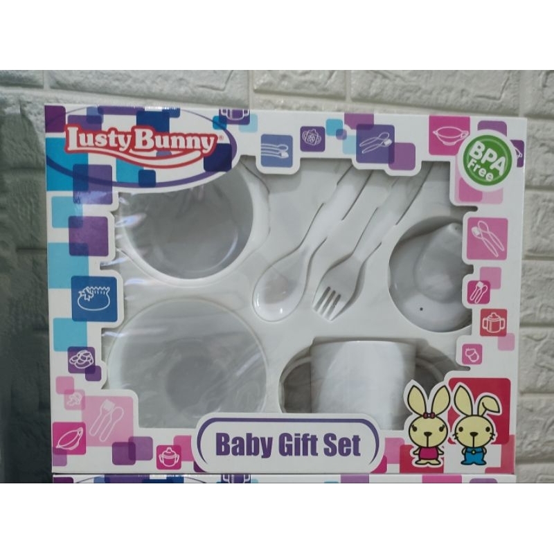 Lusty Bunny Set Alat Makan Bayi