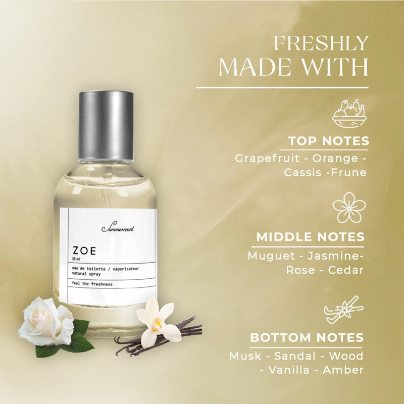 Parfum Summerscent Zoe