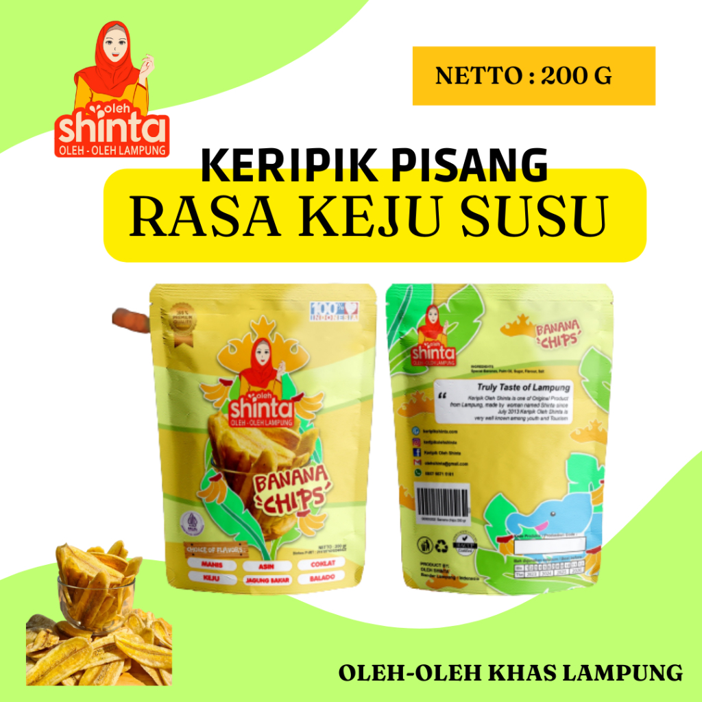 

BANANA CHIPS RASA KEJU SUSU 200 gr