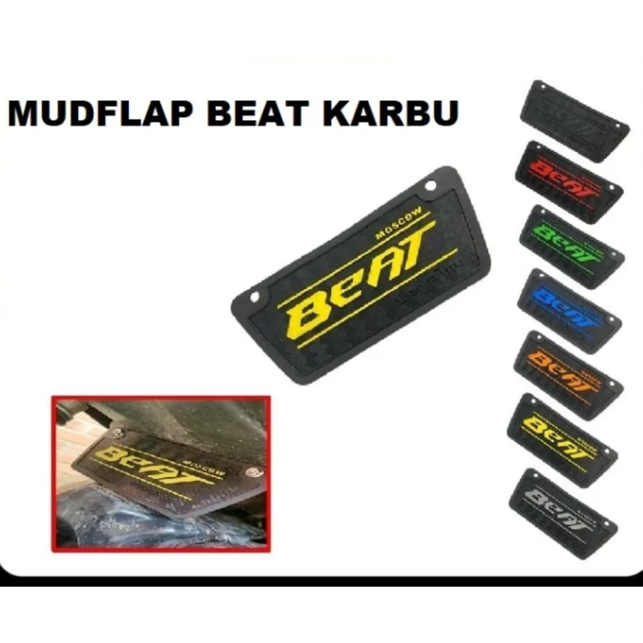 Honda Beat Karbu Mud Flap Motor, Mud Flap Beat Original | Aksesoris Variasi Modifikasi Honda Beat