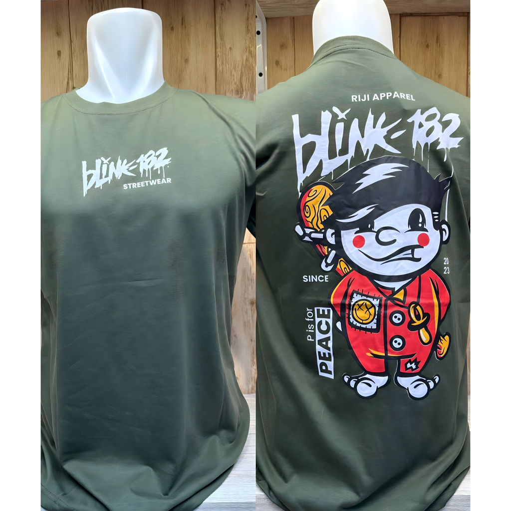 KAOS T-SHIRT JEPANG MOTIF BLINK-182  | WIBU | ANIME | JAPAN DISTRO