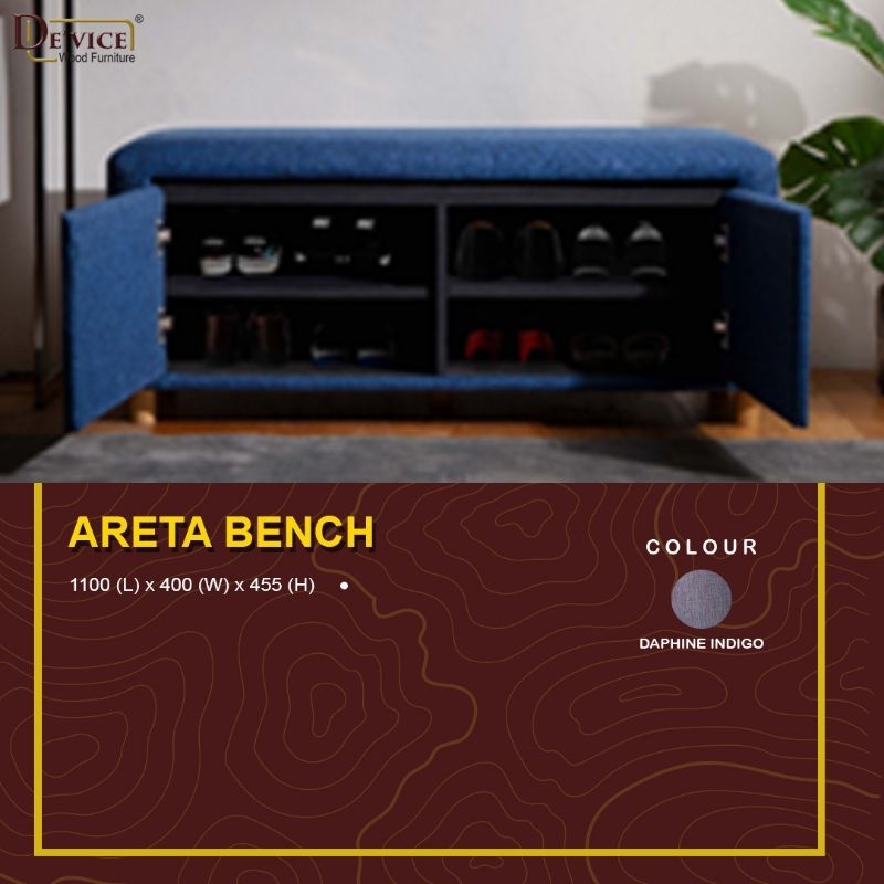 Sofa Bench Storage Box Rak Sepatu - Ottoman