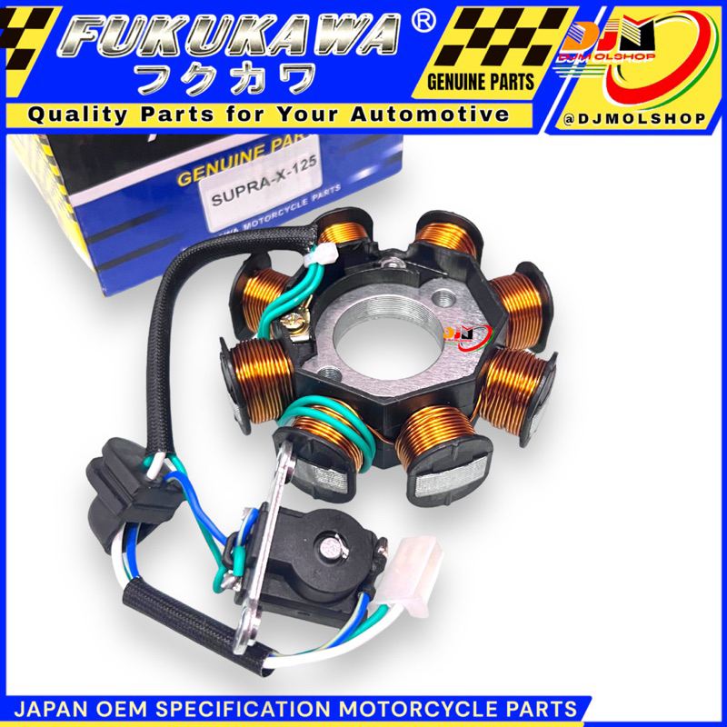 Spull Pengapian + Pulser Motor Supra X 125 Original FUKUKAWA