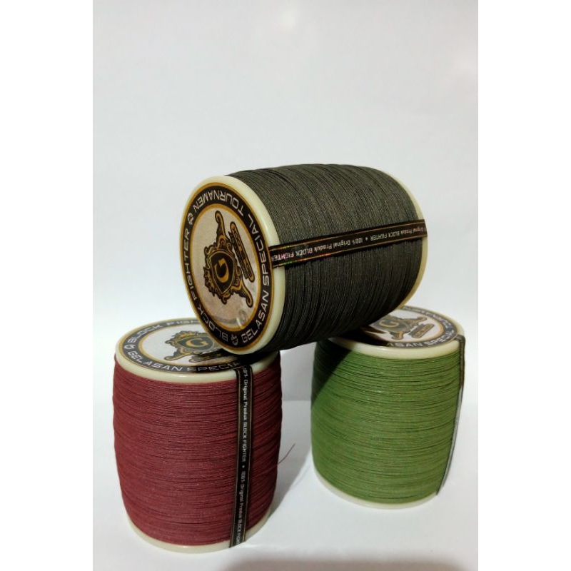 GELASAN BLOCK FIGHTER MATI TOTAL BAHAN ABU, SENAR SPECIAL TOURNAMEN, SENAR MATI MURAH 2000 YARD