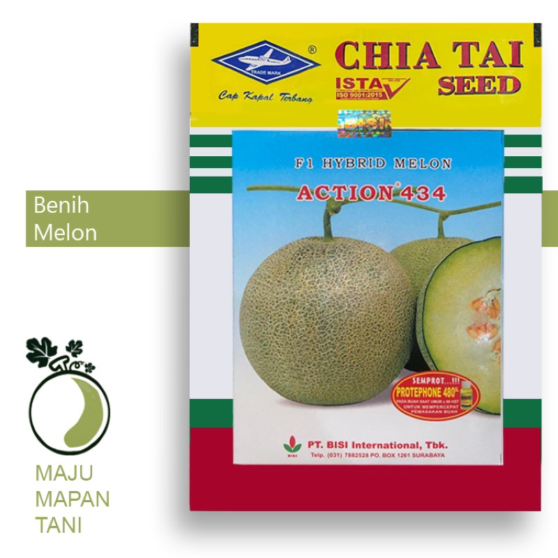 (EXP 08-08-2024) BENIH BIBIT MELON ACTION 434 100% ORIGINAL DARI CAP KAPAL TERBANG