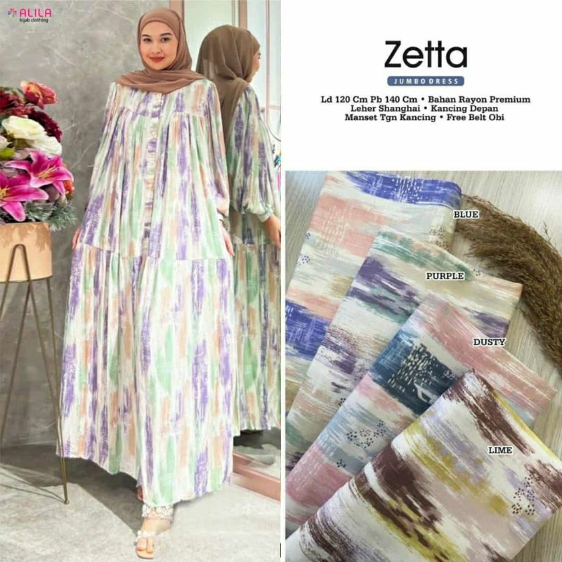 zetta jumbo dress by alila || rayon premium ld 120