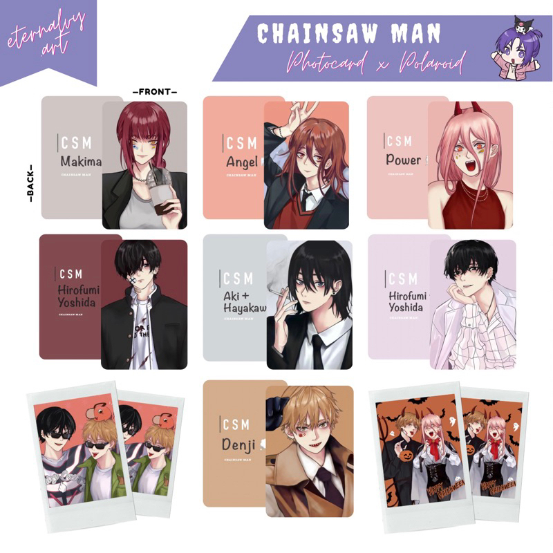 Chainsaw Man Photocard & Polaroid by eternalvy