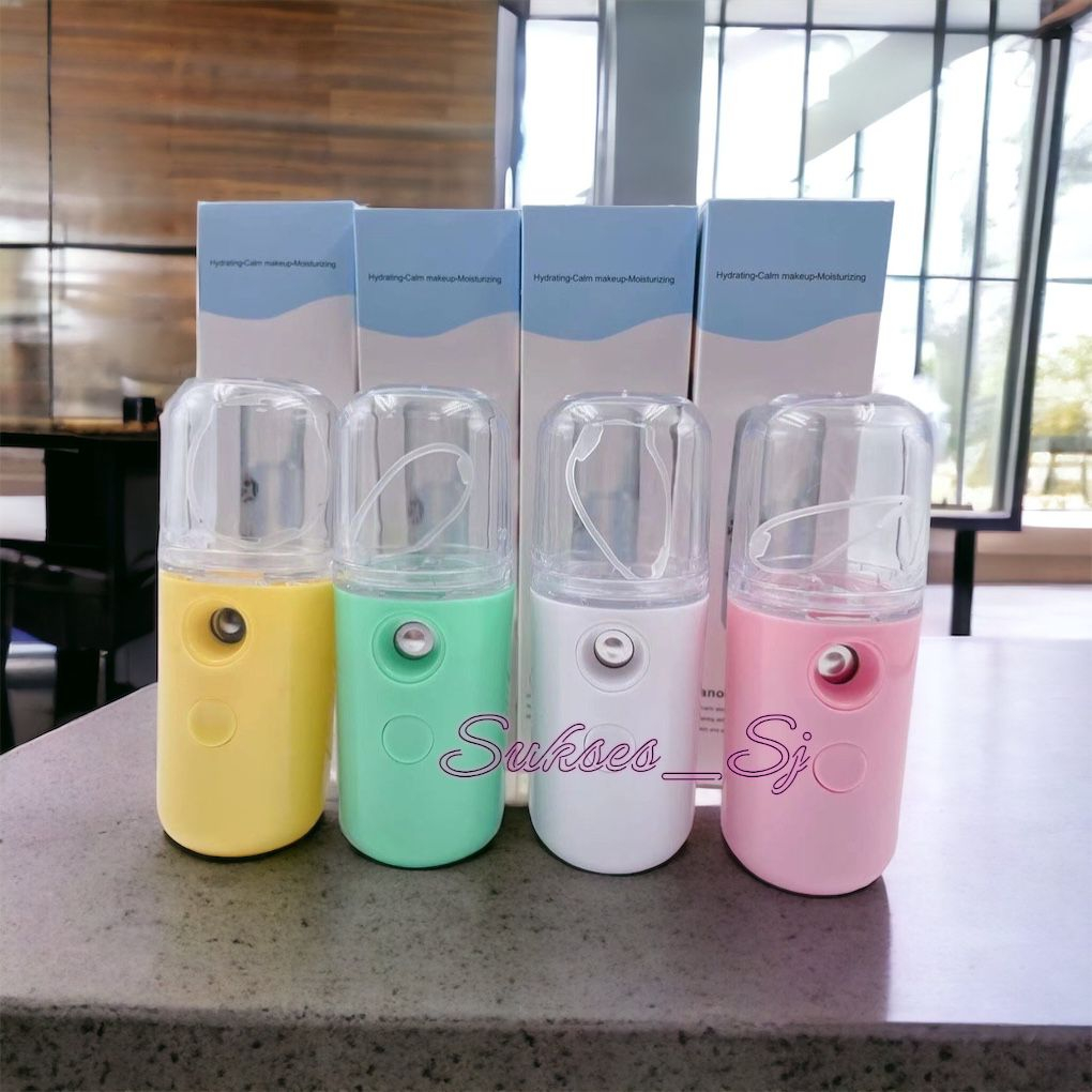 HC Nano Spray Mini Facial Humidifier Face Mist Nano Spray Kecil Murah Portable Cooling Moisturizer S