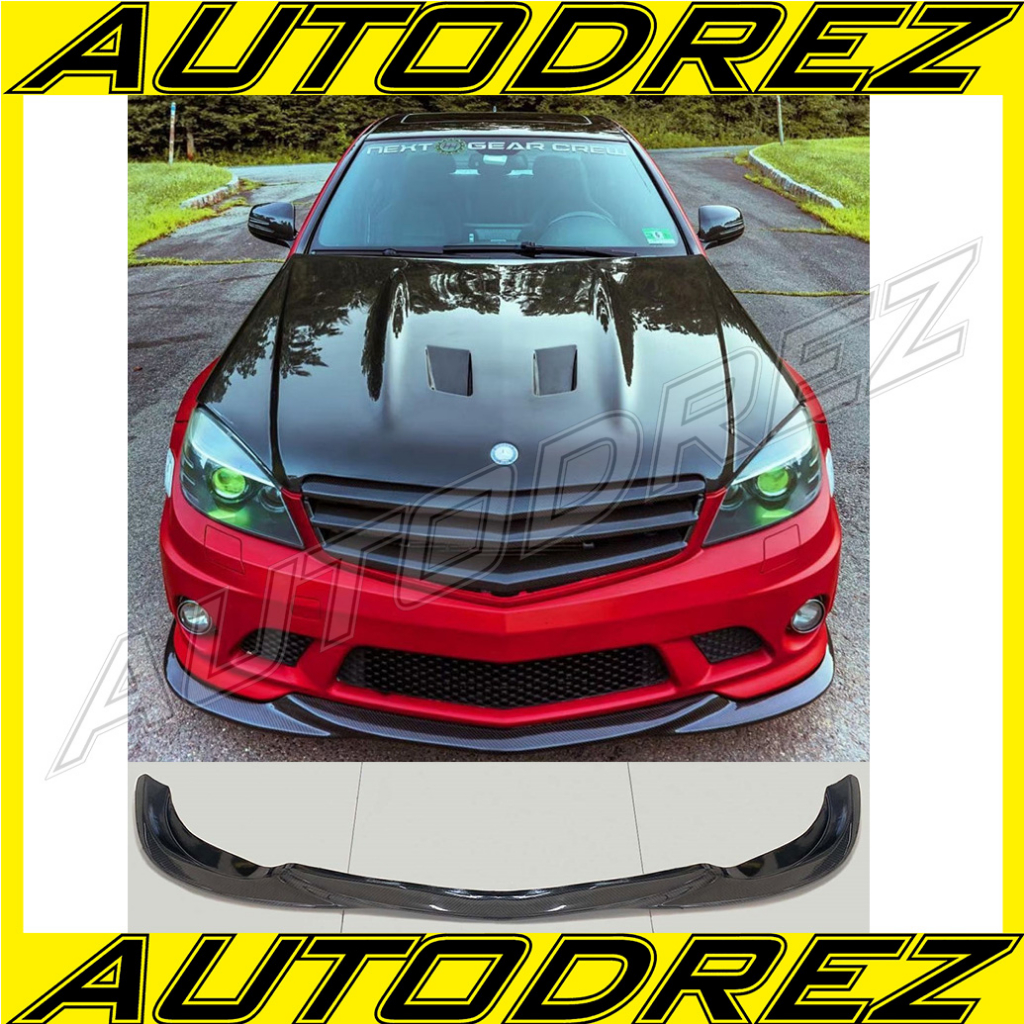 Front Lip Lips Carbon Mercy C-Class W204 AMG C63 Godhand "08 - ''11 Taiwan Termurah