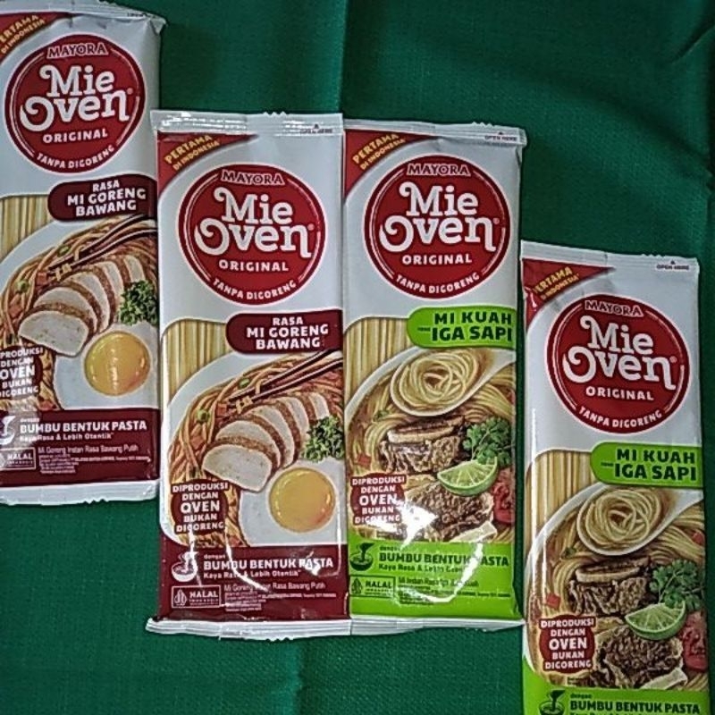 mie instan mie oven