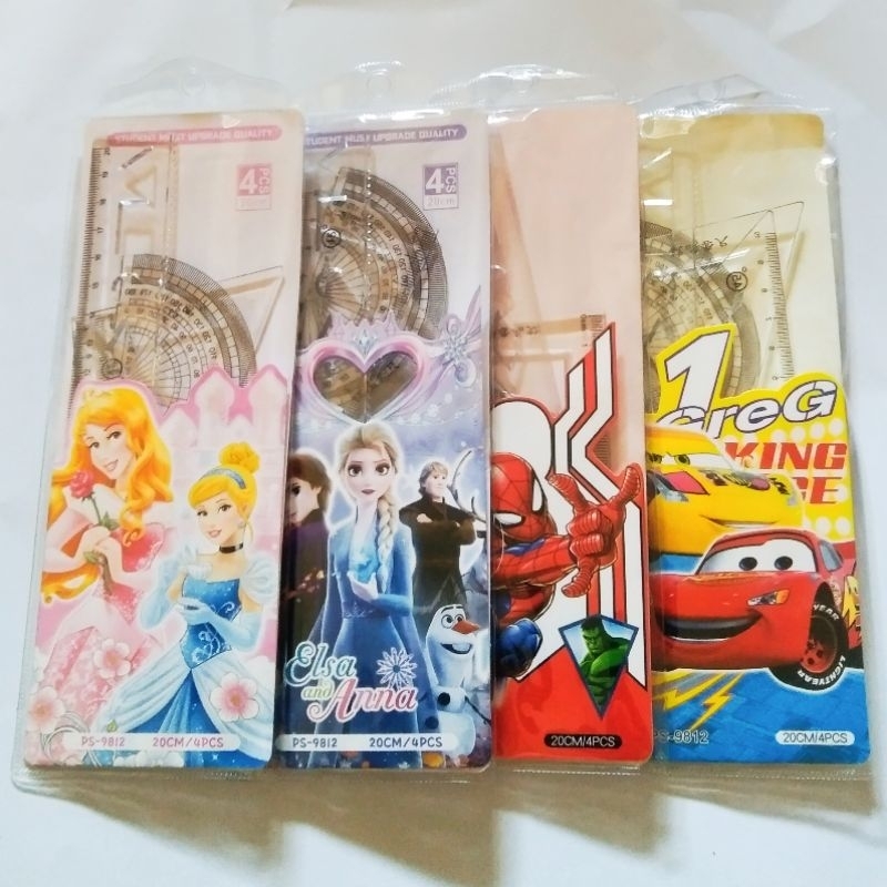 

6 Pack Penggaris Set Motif