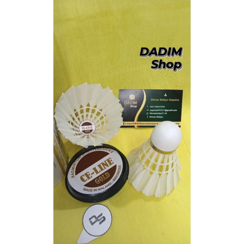 Shuttlecock Badminton CE-LINE GOLD || KOCK CE-LINE GOLD