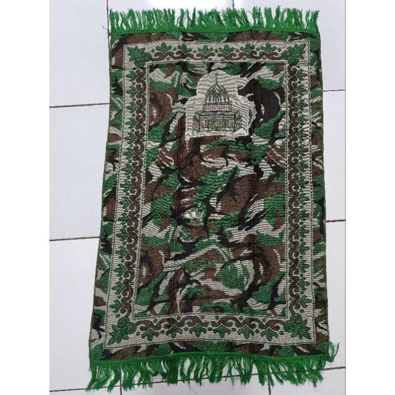 SAJADAH loreng Malvinas | kain sajadah TNI AD loreng | Sajadah sholat | Sajadah Malvinas