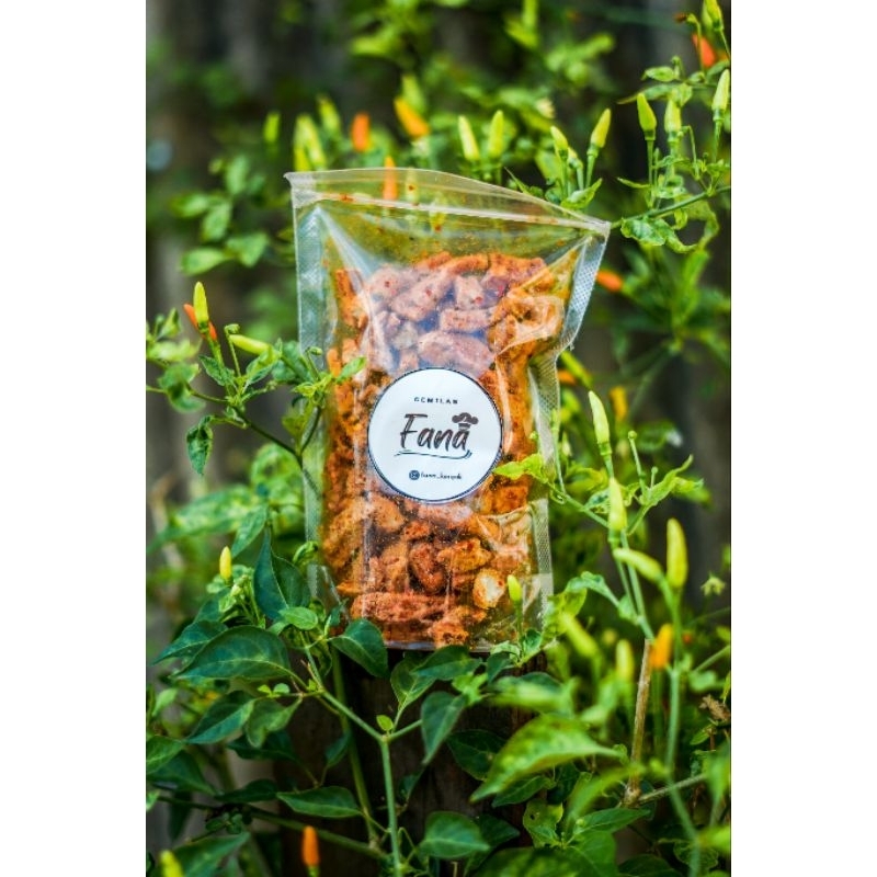 

Basreng Fana daun jeruk original pedas cikruh