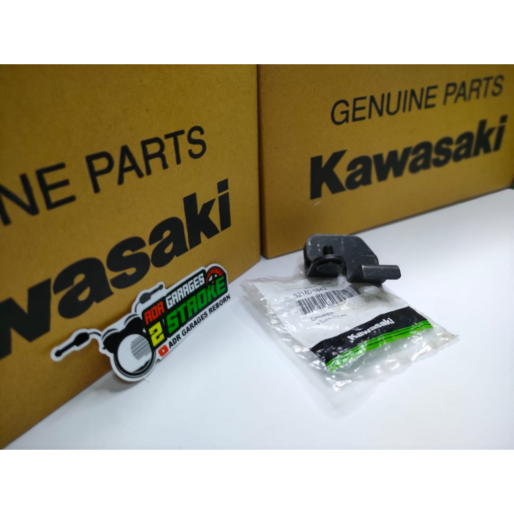 BRACKET BREKET PLAT GANTUNGAN BAWAH DUDUKAN KNALPOT NINJA 150 2 TAK R SS ORIGINAL KAWASAKI