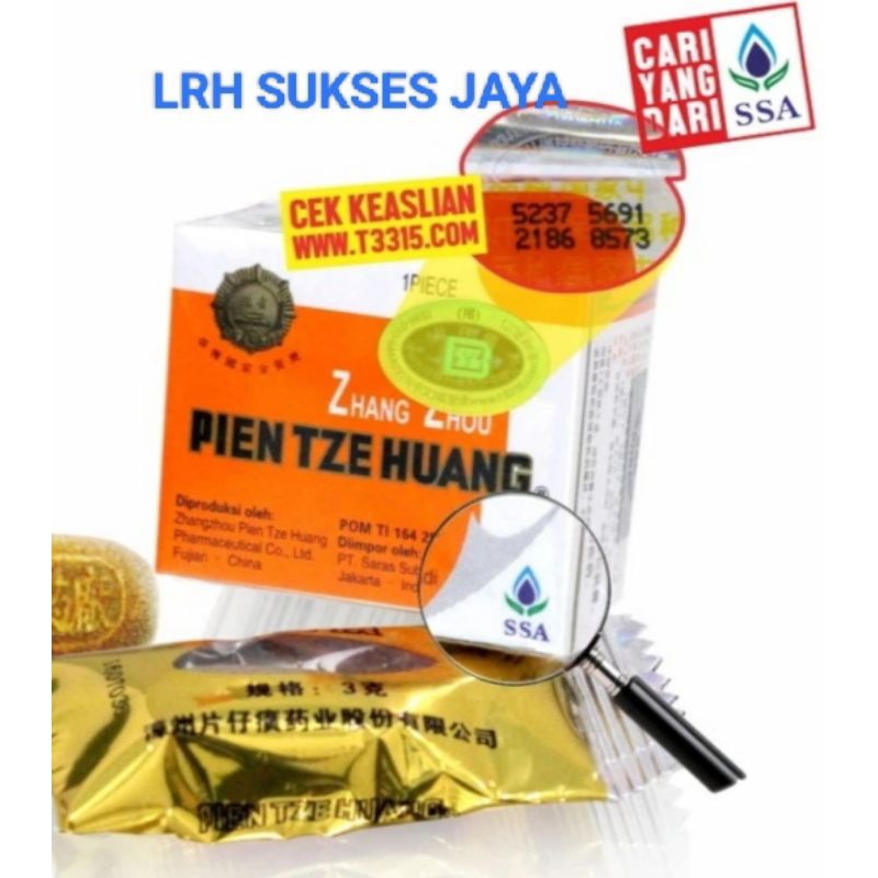 Pien Tze Huang/Pinahong obat paskah operasi