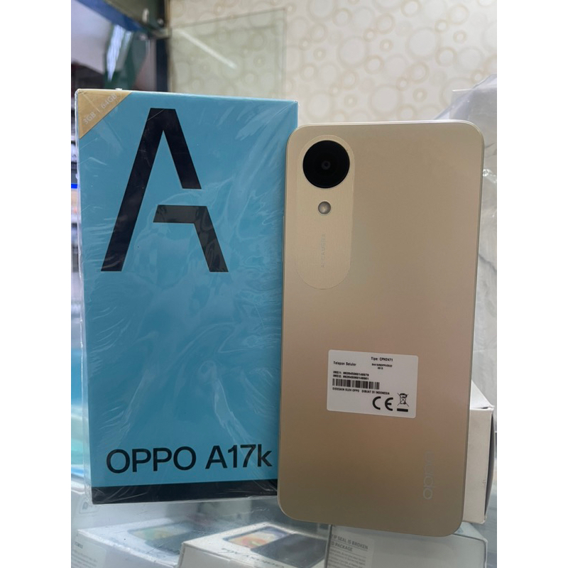 oppo a17k 3/64 second fullset