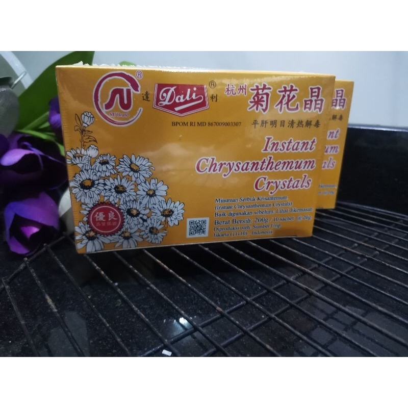 Dali instan chrysanthemum crystal  ciwacing teh krisantenum seruni