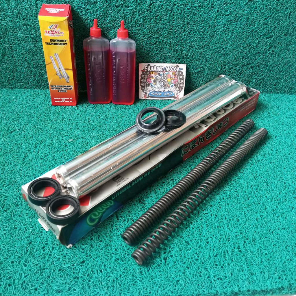 PAKET LENGKAP AS SHOCK DEPAN VEGA ZR PLUS SEAL SHOCK OLI SHOCK PER SHOCK DEPAN VEGA ZR CHOHO