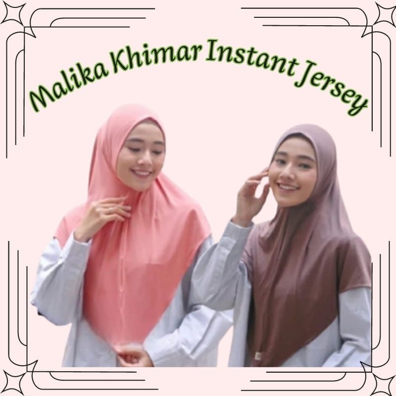KHIMAR MALIKA INSTAN MALAYSIA JERSEY/JILBAB BERGO MALAYSIA