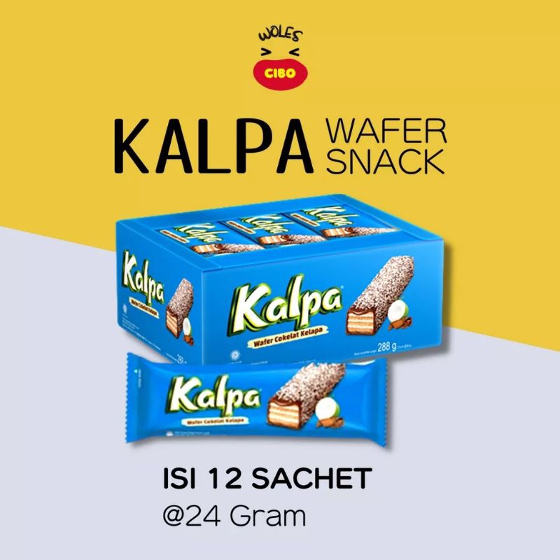 

Wafer KALPA cokelat isi 12