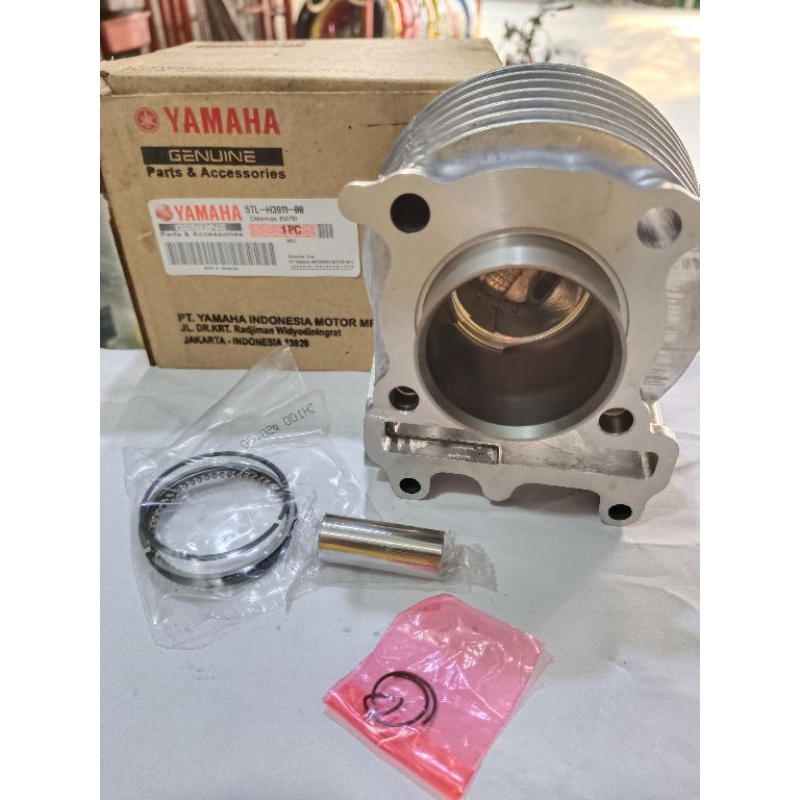 BLOK SEHER KOMPLIT RING SEHER PISTON KIT 5LW MIO SPORTY - MIO KARBU - MIO SPORTY - MIO SOUL KARBU + 