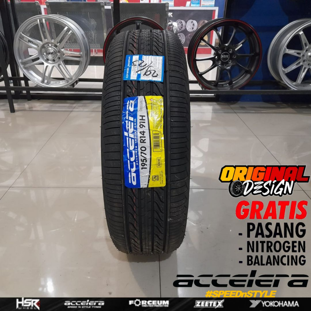 Ban Mobil Ring 14 Accelera 195 70 R14 Eco plush Tubeless