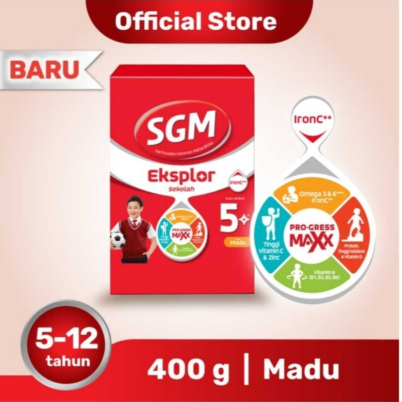 

Sgm Eksplor 5+ Madu 400gr - Susu Anak 5-12 Tahun