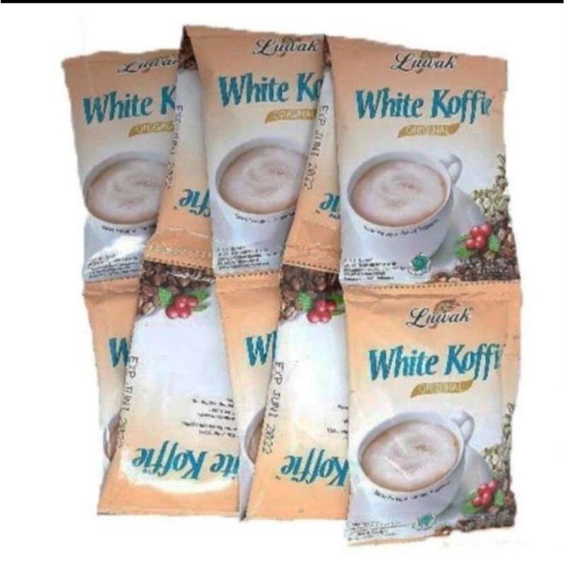 

luwak white coffie isi 10 pcs