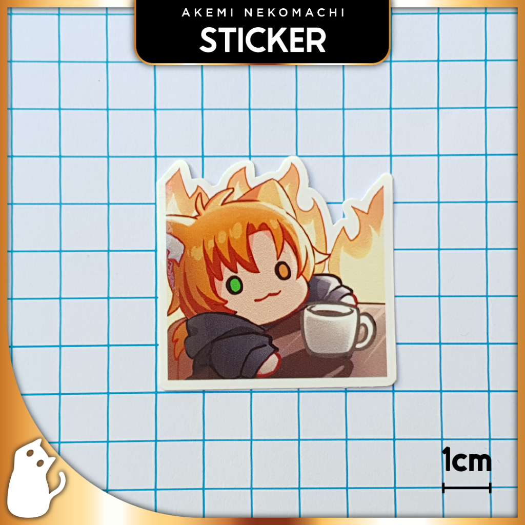 

KEBAKAR - Akemi Nekomachi Sticker Vtuber