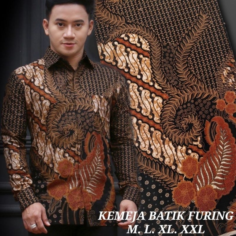KEMEJA BATIK FURING|| KEMEJA BATIK FURING TERBARU|| ATASAN BATIK PRIA FURING || BAJU BATIK FURING