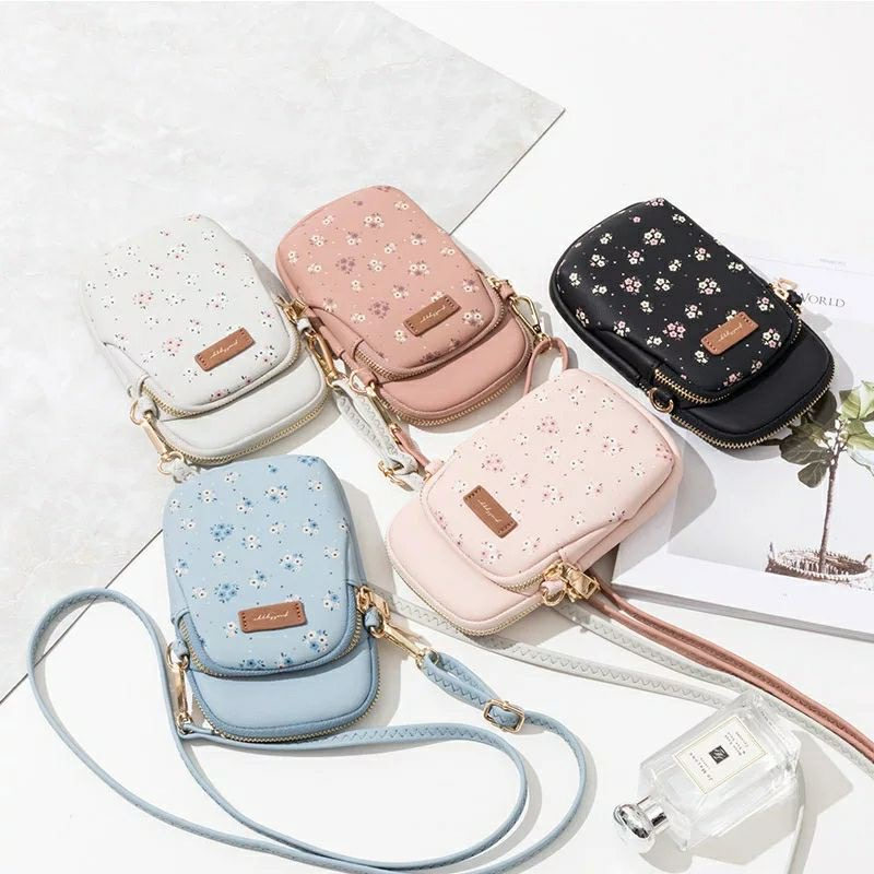 Diskon Promo Cuci Gudang 2025 [Muat Hp] New Tas Mini Plat - Selempang Hp Dompet/Tas Tas Selempang Hp