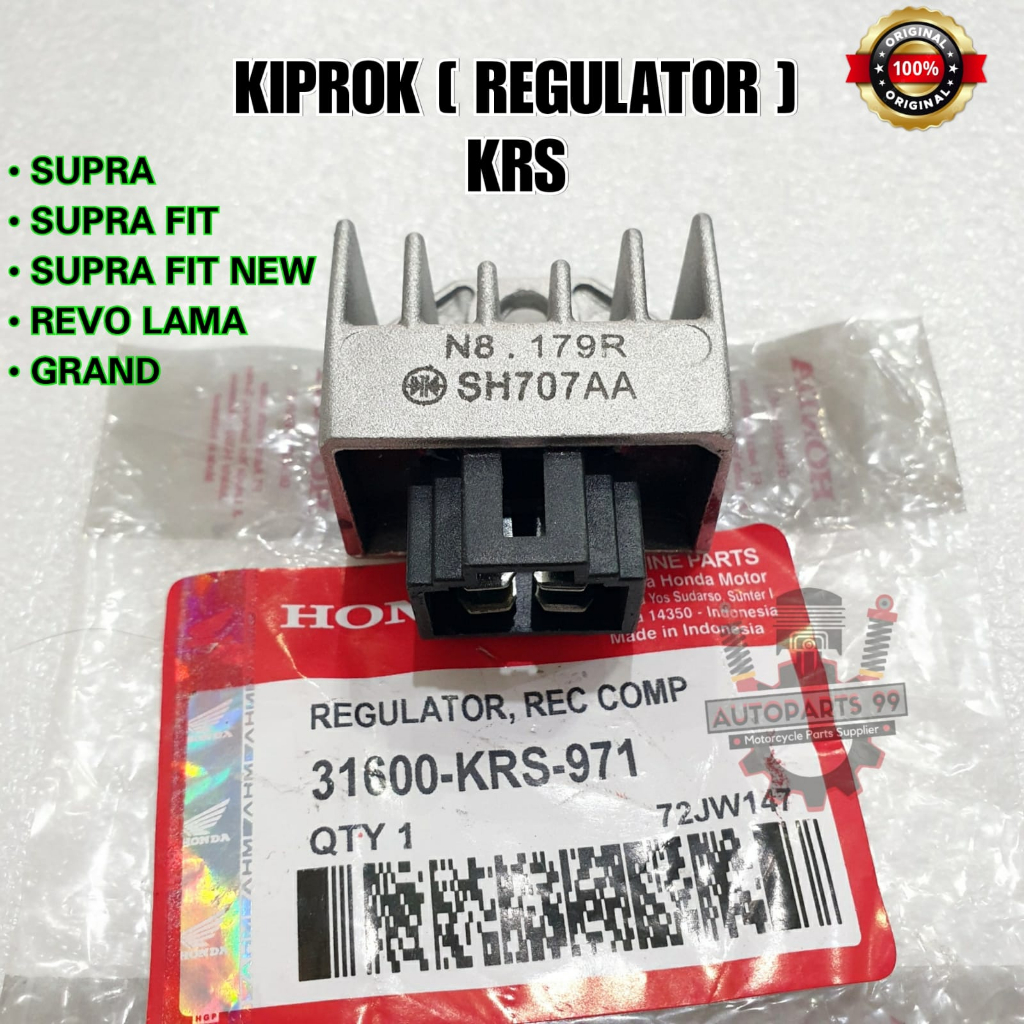 Kiprok Supra Fit New Revo Lama Grand Original Honda Regulator Supra Fit New Revo Lama Kiprok KRS Hon