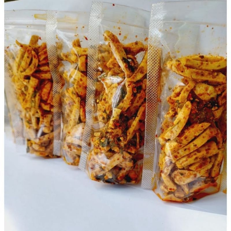 

basreng pedas daun jeruk dan orijinal kemasan 100gram