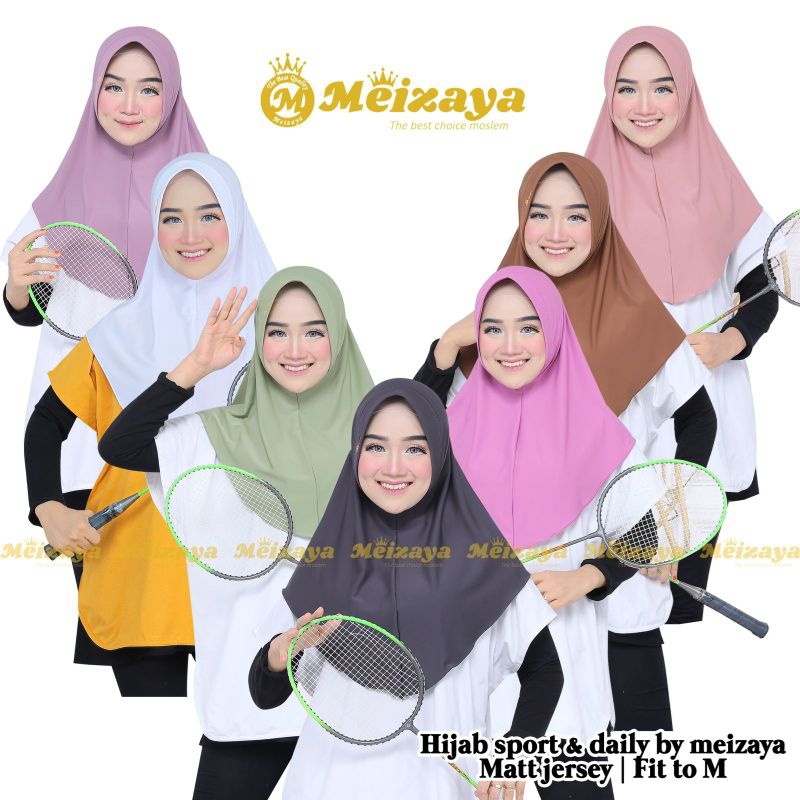 BERGO SPORT MEIZAYA // KERUDUNG OLAHRAGA MURAH MEIZAYA